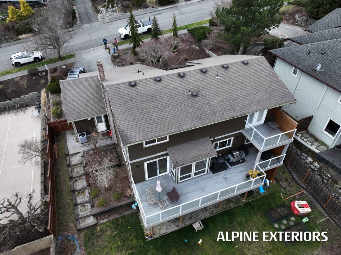 Anacortes Roofing Co architectural shingle roof replacement in Anacortes, WA